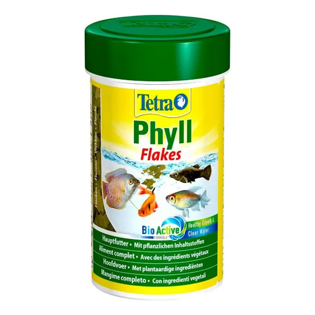 Alimento Para Peces. Tetraphyll Flakes, 100 Ml - 20 Gr