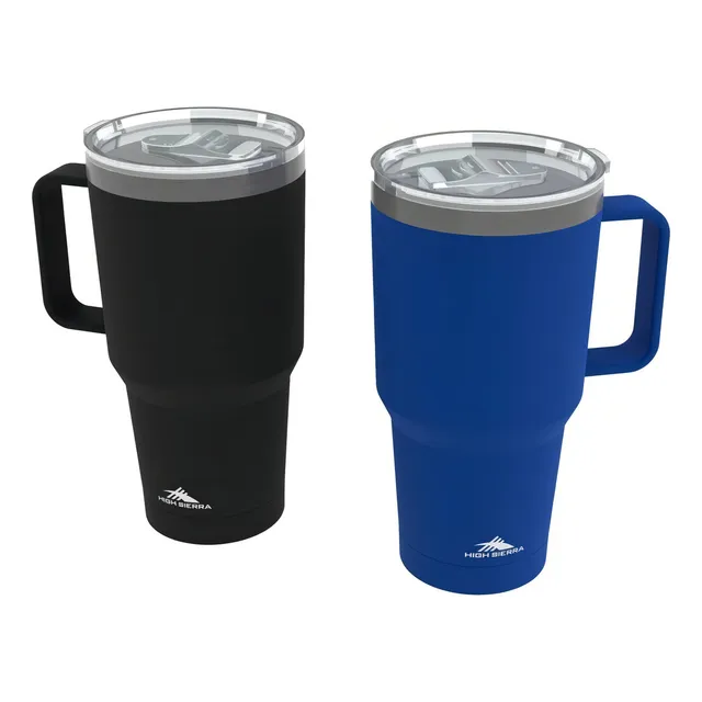 Set De Termos De Viaje High Sierra Negro/azul 2 Pzas 887 Ml