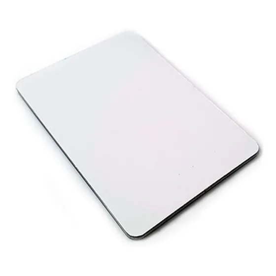 Chapa Acm 3mm Pintura Epox 1x1,22m Branco/preto Projeto Al