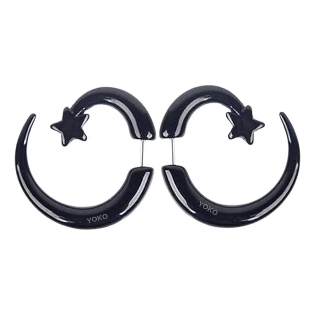 Aretes Gotico Punk Rock Tribal Vikingos Resina Areta Colgant