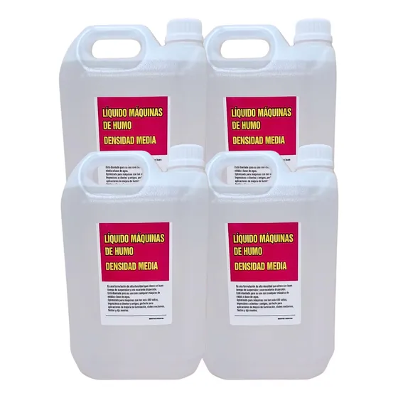 Liquido Maquina De Humo Profesional 20 Litros Densidad Media