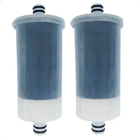 Kit 2 Refil Filtro Para Torneira Com Filtro Bancada Parede  Transparente