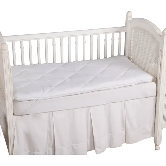 Pillow Top De Berço Para Bebê Tecido Micropercal 400 Fios