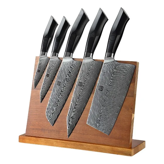 Set De Cuchillos Profesionales Chef Acero Damasco Xinzuo