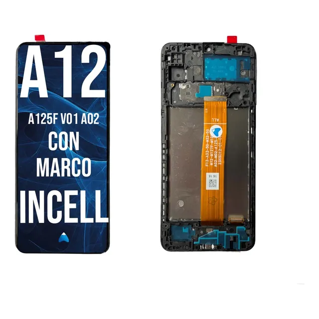 Modulo Pantalla Display Para Samsung A12 A125 Incell Marco