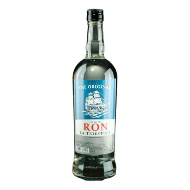 Ron Blanco La Triestina For Export Trago Postre Botella 1lt