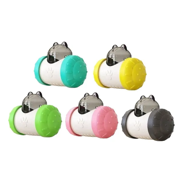 Juguete Dispensador De Comida Para Mascotas Modelo Gato 