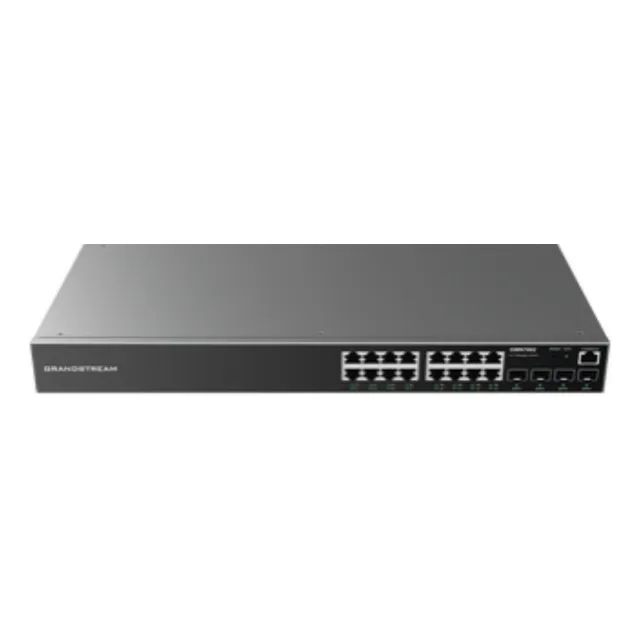 Switch Gigabit Administrable 16 Puertos 10/100/1000 Mbps + 4