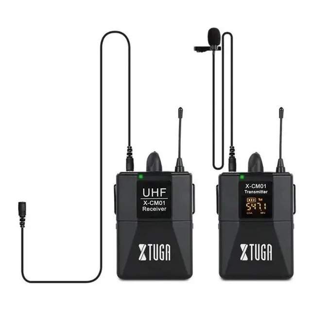Micrófono Xtuga X-CM01 Dinámico Cardioide color negro
