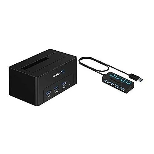 Sabrent Usb 3.0 Sata Ssd 2.5  Hdd Docking Station 3 4
