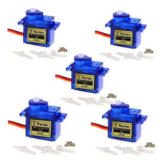 5 Piezas De Micro Servomotor Sg90 Robotica Arduino 1.6kg 5 Piezas De Micro Servomotor Sg90 Robotica Arduino 1.6kg