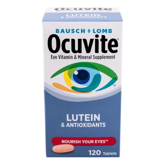 Ocuvite Lutein 120 Tabs Vitaminas Bausch & Lomb Import. Eeuu