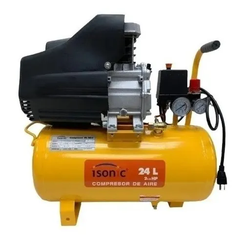 Compresor De Aire 24 Litros Isonic Tienda Garantia Calidad
