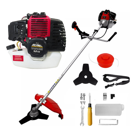 Desbrozadora De Césped Adir 226 Motor A Gasolina 52 Cc De Dos Tiempos Diseño Ergonómico Cuchilla Metálica Desbrozadora De Césped Adir 226 Motor A Gasolina 52 Cc De Dos Tiempos Diseño Ergonómico Cuchilla Metálica