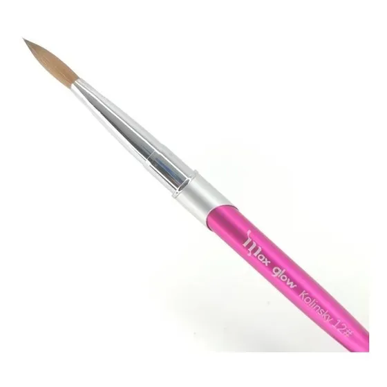 Pincel Kolinsky Fucsia #12 Maxglow