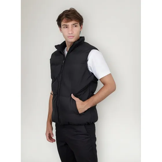 Chaleco Hombre Mujer Inflable Abrigo Importado B. Polo