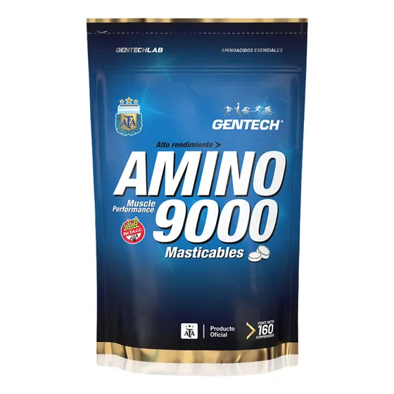 Amino 9000 160 Tabs Gentech Labs Recuperador Muscular