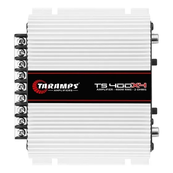 Mini Amplicador Digital Taramps 400 Rms Ts 400x4, 4 Canales