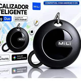 Moda Cor Chaveiro Localizador Smart Tag Rastreador Gps Android E Ios Preto Androi