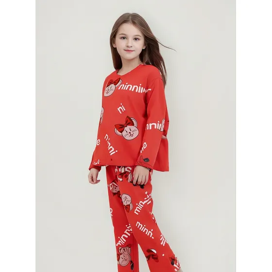 Conjunto Pijamas Hello Kitty Polar Niña Otoño Y Invierno
