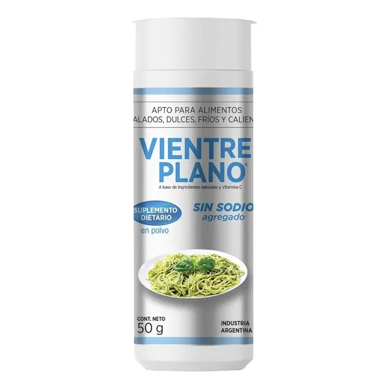 Suplemento En Polvo Formulab Vientre Plano Sin Sodio En Frasco De 50g