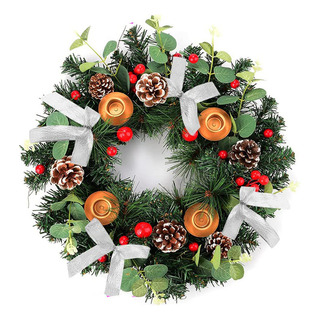 Cb Widget Home Velas Sin Decoración Navideña, Corona Navidad Cb Widget Home Velas Sin Decoración Navideña, Corona Navidad