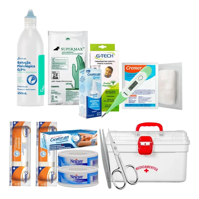 Kit De Primeiros Socorros Ambiente De Trabalho C/ Nf