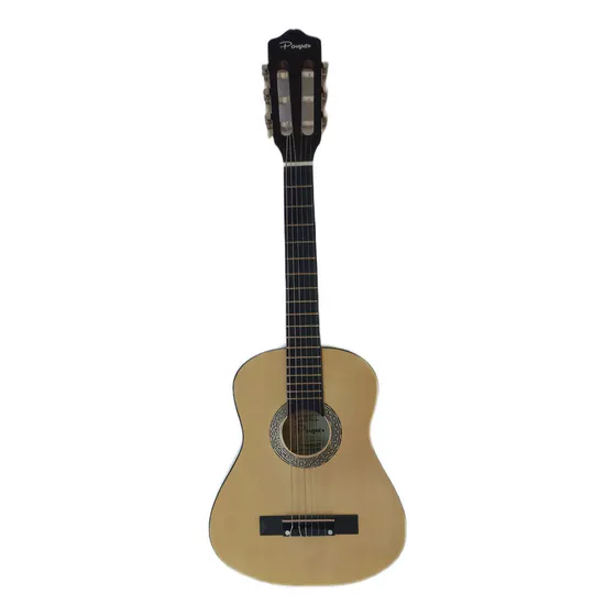 Guitarra Criolla Niño Parquer Natural Principiante Con Funda Color Marrón claro Orientación de la mano Derecha