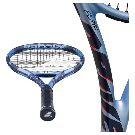 Raquete de Tênis Babolat Pure Drive Gen 11 Grafite, com Corda Azul e Peso de 300g
