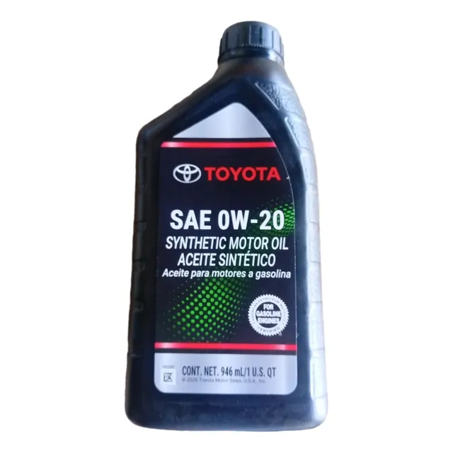 Aceite Toyota 0w20 Sintético 