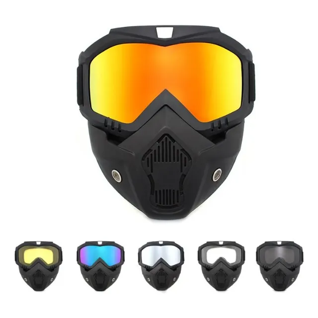 Careta Paintball Mascara Airsoft Motocross Lente Polarisado