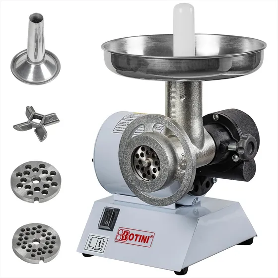 Moedor Elétrico De Carne 1/3cv Faz Linguiça Botini Botimetal