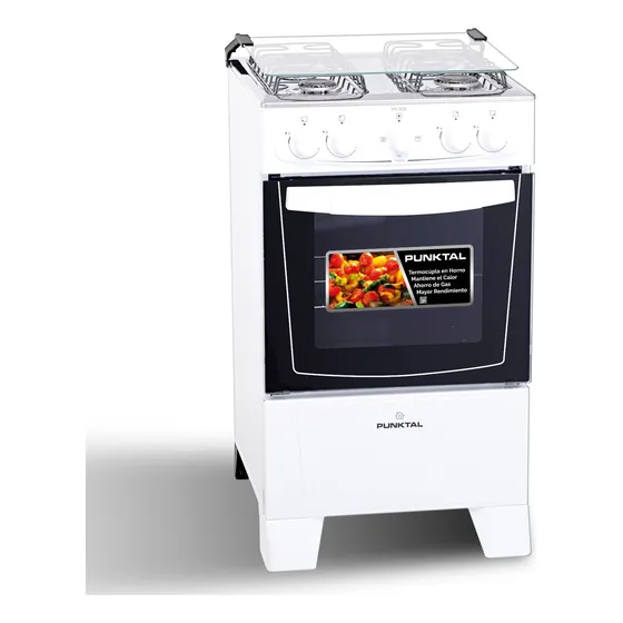 Cocina Combinada Punktal Pk-509 A Gas Con Horno Eléctrico
