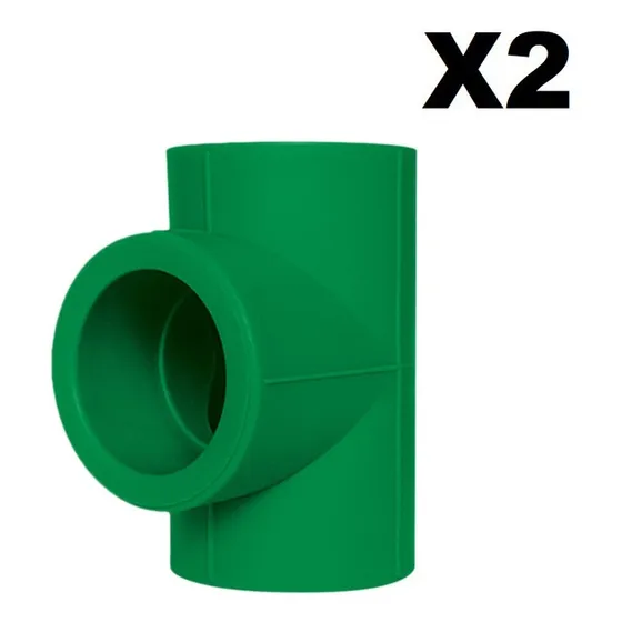 Tee Lisa De 32 Mm  Para Tuberia De Polifusión Donsen