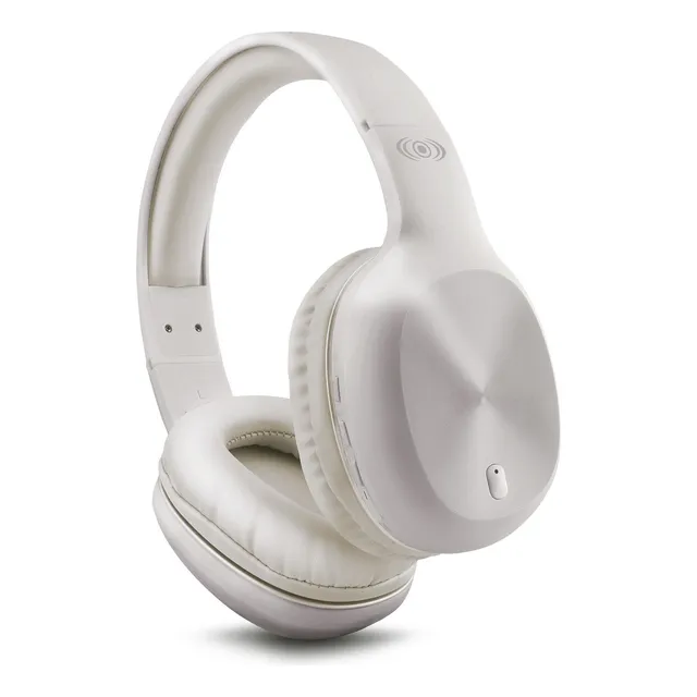 Audífonos On Ear Inalámbricos Bluetooth Recargables Color Blanco