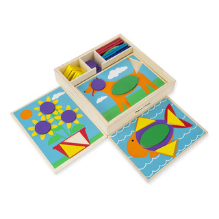 Juguete Con Bloques De Estampado Melissa & Doug Para Princip Juguete Con Bloques De Estampado Melissa & Doug Para Princip