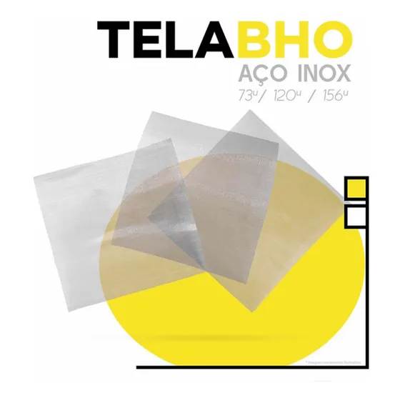 Tela Bho Aço Inox 73 Mícrons 6 Stars Extract (2 Unidades)