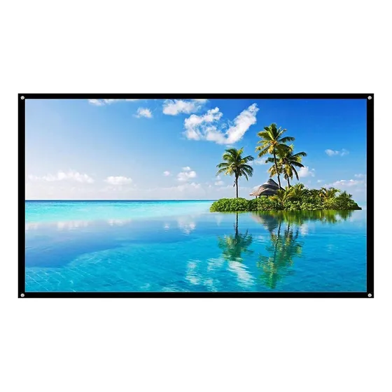 Fmoge Pantalla Proyector 72  Proyeccion Cine Casa 4:3 Para