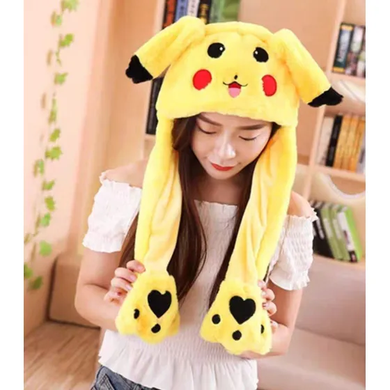 Gorro Stitch Kuromi Pikachu Levanta Orejas Tierno Kawaii Tik