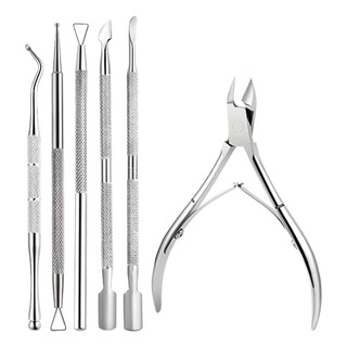 Alicate Para Uñas Kit Alicates, Pinzas, Guias, Cuchara 6 Uds Alicate Para Uñas Kit Alicates, Pinzas, Guias, Cuchara 6 Uds