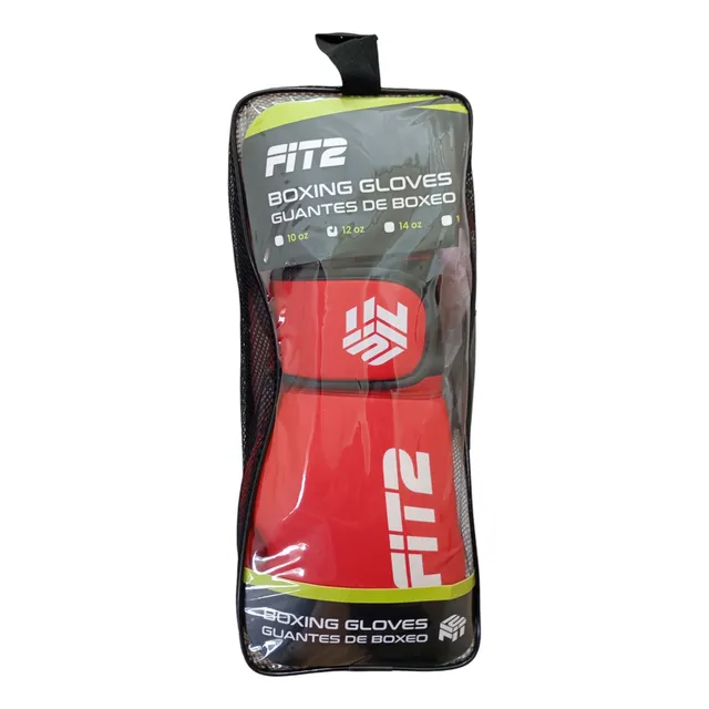 Guantes Boxeo Fit2 12oz Rojo Ss99