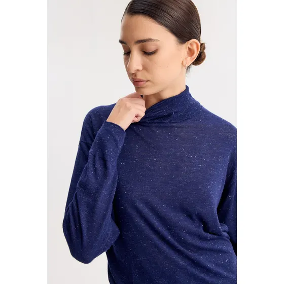 Sweater Polera Regular Con Lurex Mujer Desiderata