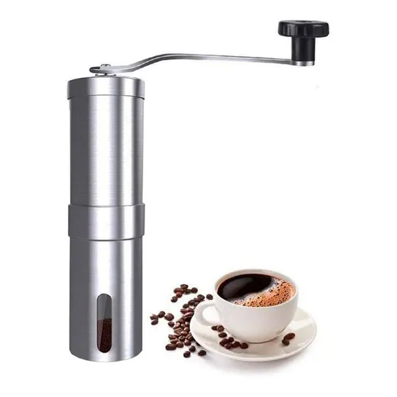 Molinillo Cafe Manual Grano Moledor Triturador Acero Inoxida