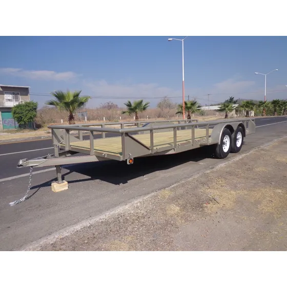 Remolque,plataforma,cama Baja,2 Ejes 3 Ton,promoción Del Mes