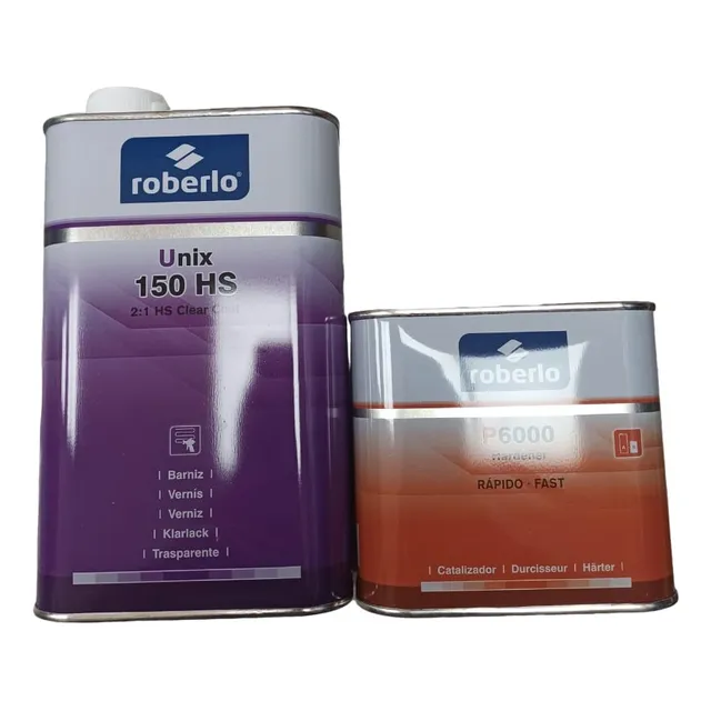 Transparente Automotriz Roberlo Unix 150hs 1/4 Galon