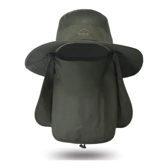 Gorro Pescador Dry Proteccion Uv Integral Rostro Y Nuca/lito