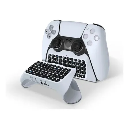 Teclado Bluetooth Para Control Ps5 Blanco