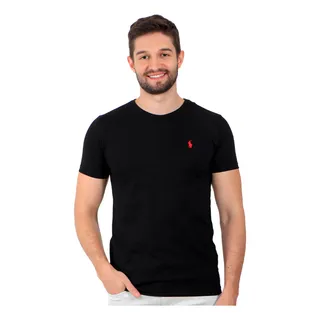 Camiseta BĂĄsica Masculina Preta - Frete GrĂĄtis Camiseta BĂĄsica Masculina Preta - Frete GrĂĄtis