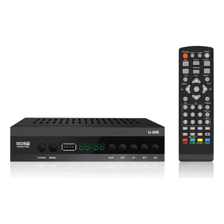 Decodificador Tv Digital Hd Antena Hdmi Kit Completo Smarty Color Negro