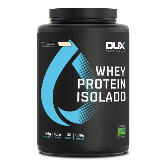 Whey Protein Isolado Dux Nutrition - Pote 900g Baunilha